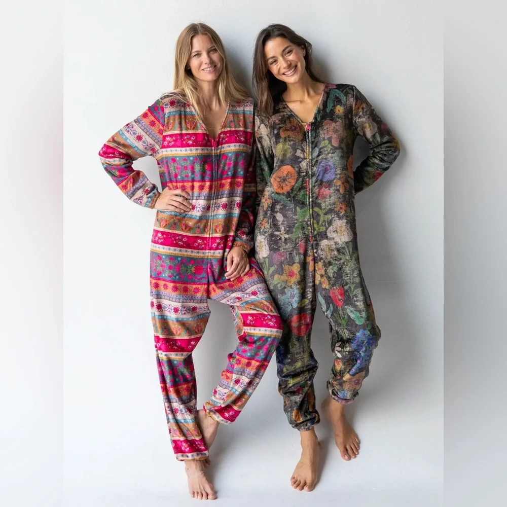 SUPER SOFT 💙BRAND NEW NATURAL LIFE Fleece Onesie Pajamas - Picture 3 of 5